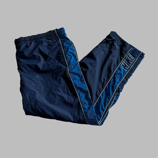 Y2K Nike Spell Out Wide Leg Track Pants - XXL