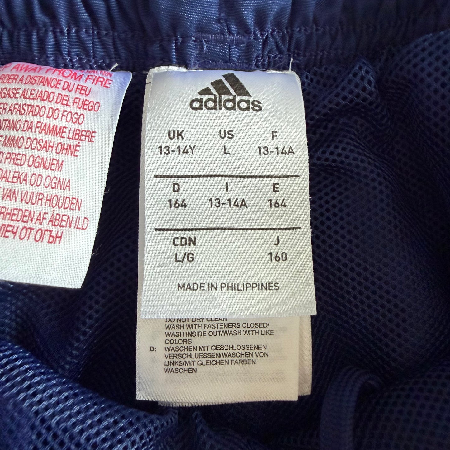 Y2K Adidas Classic Straight Leg Track Pants - XS