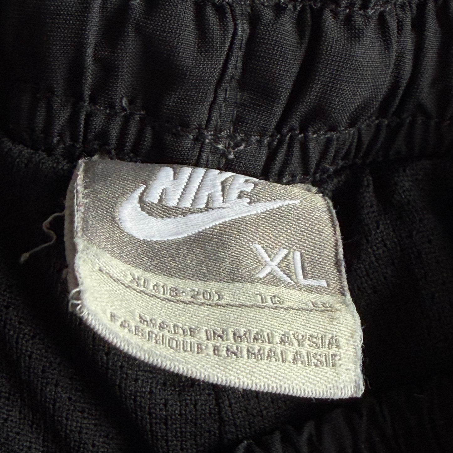 Y2K Nike Wide Leg Striped Track Pants - M