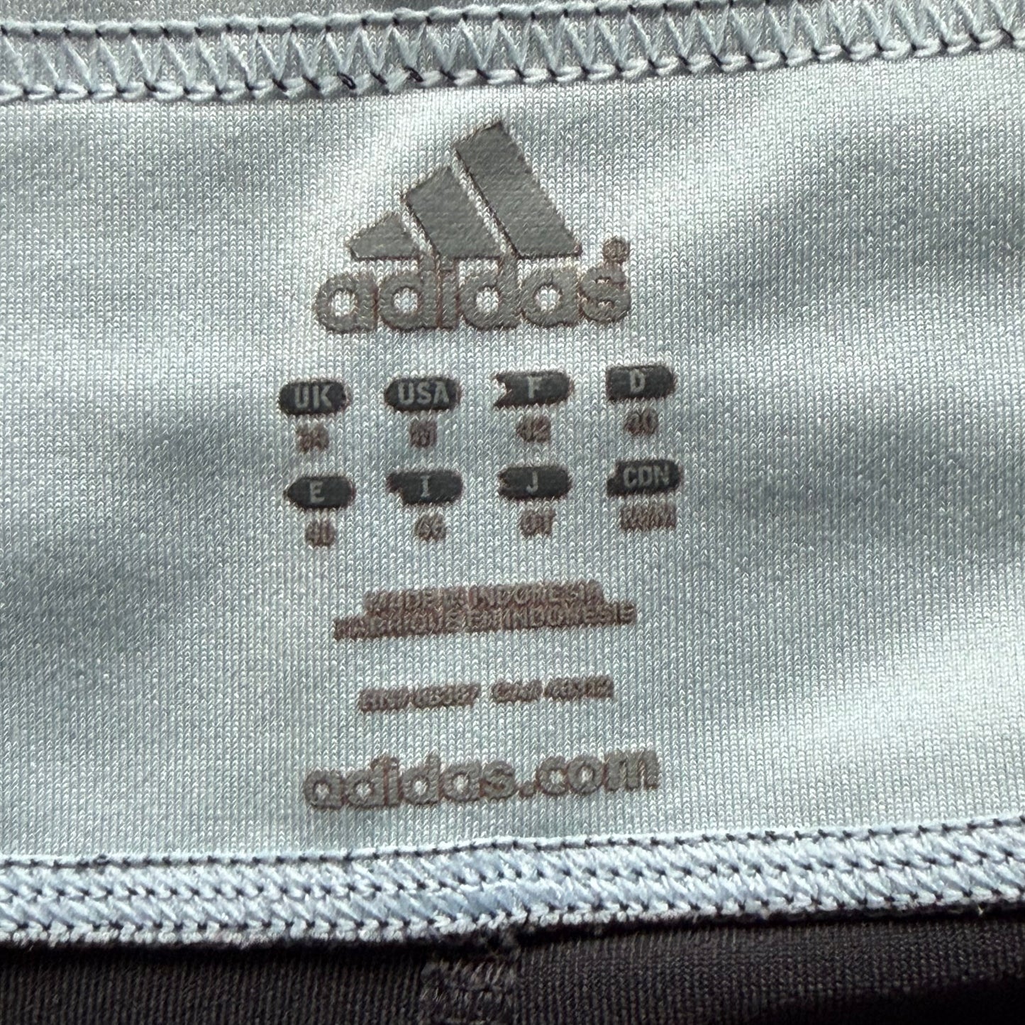 Y2K Adidas Striped Activewear Capris - S/M