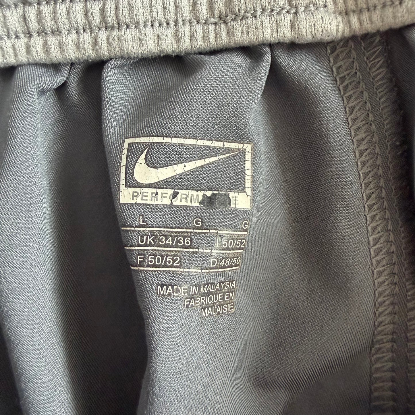 Y2K Nike Baggy Striped Track Pants - L