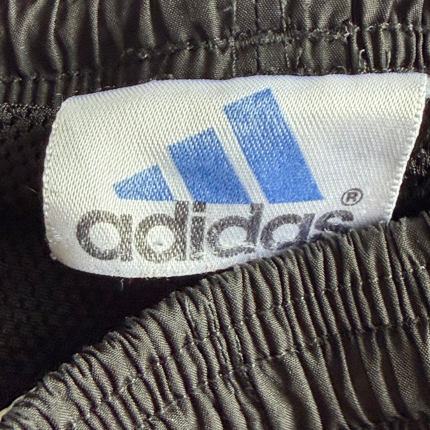 Y2K Adidas Three Stripe Straight Leg Track Pants - M