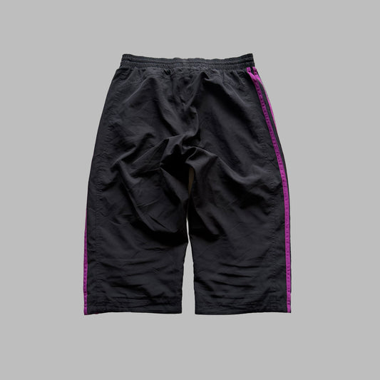 Y2K Adidas Three Stripe Baggy Capris - XS