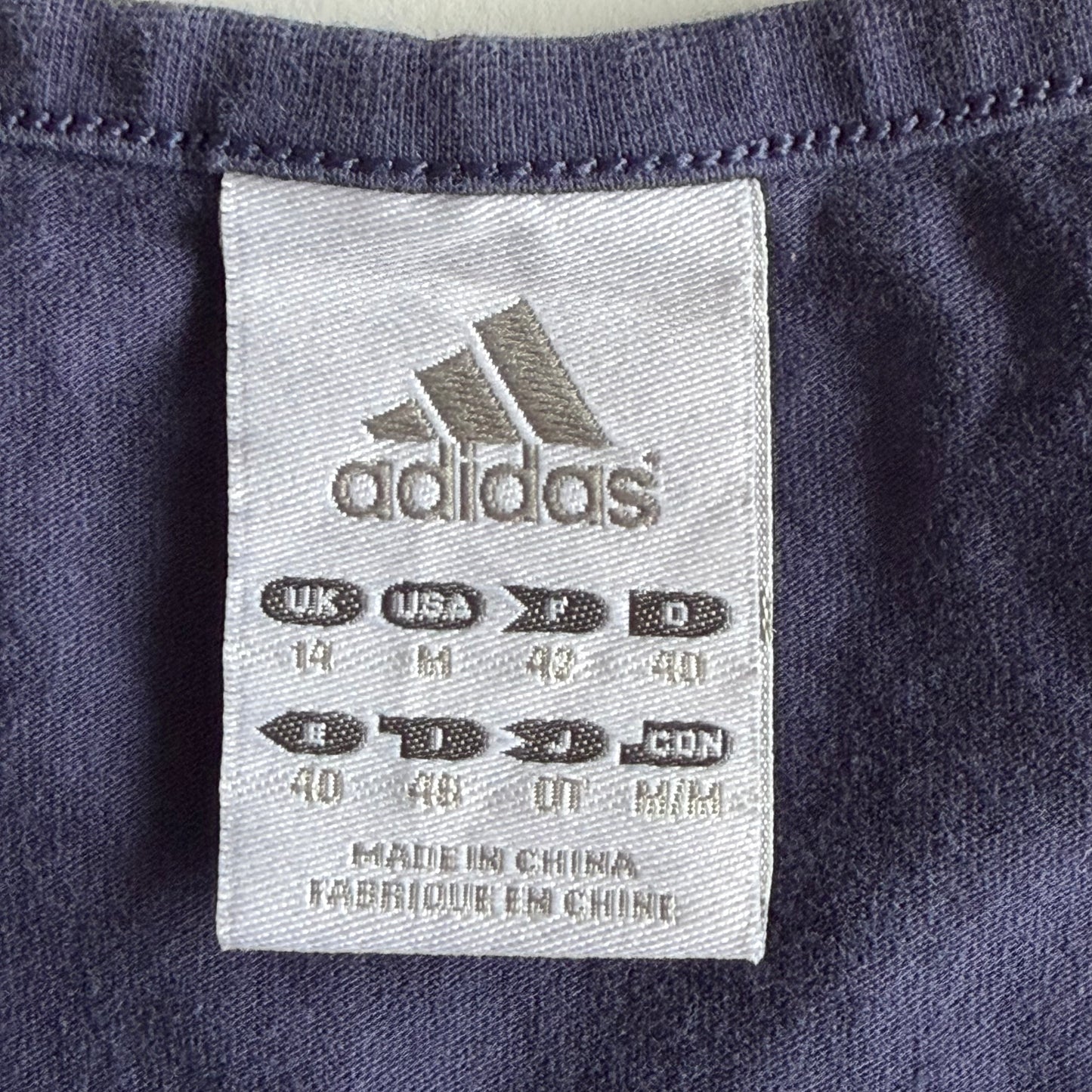 Y2K Adidas Printed Tank - M