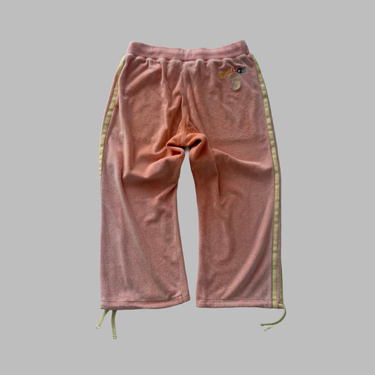 Y2K Adidas Striped Towel Capris - S
