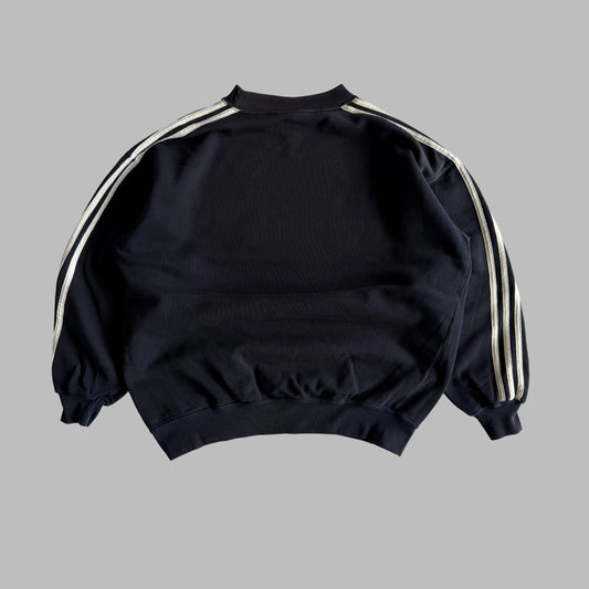 00s Adidas Three Stripe Sweatshirt - Medium