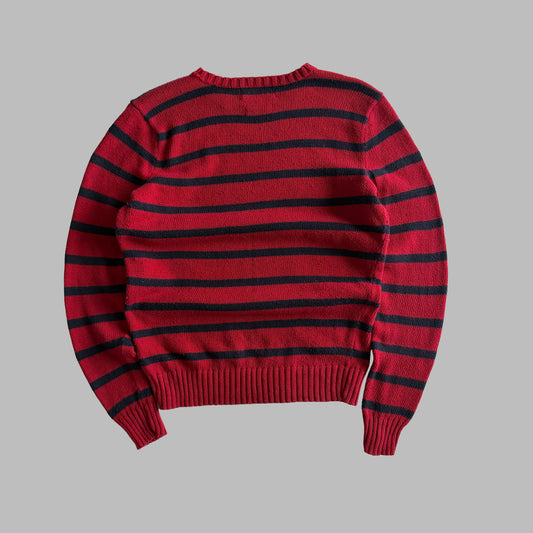 90s Polo Ralph Lauren Striped Heavy Knit - S