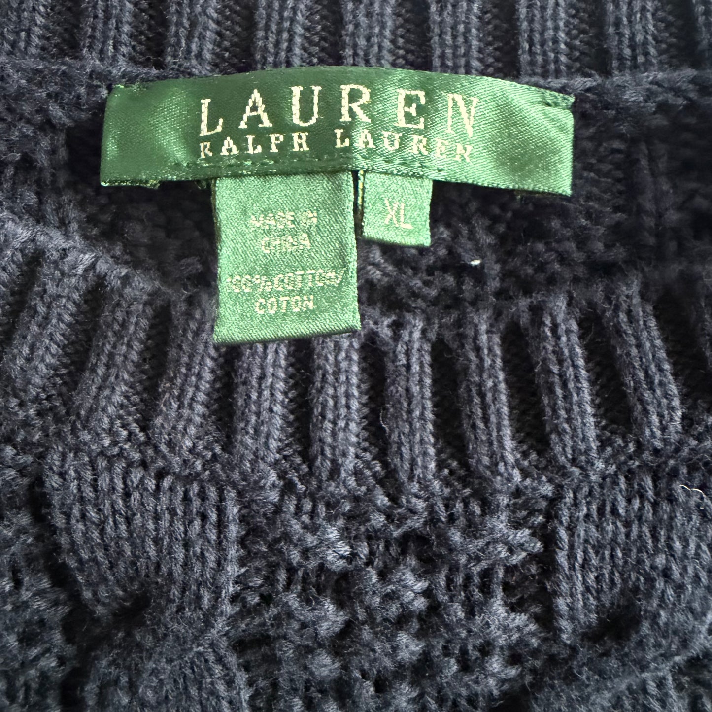 Y2K Polo Ralph Lauren Heavy Knit - XL