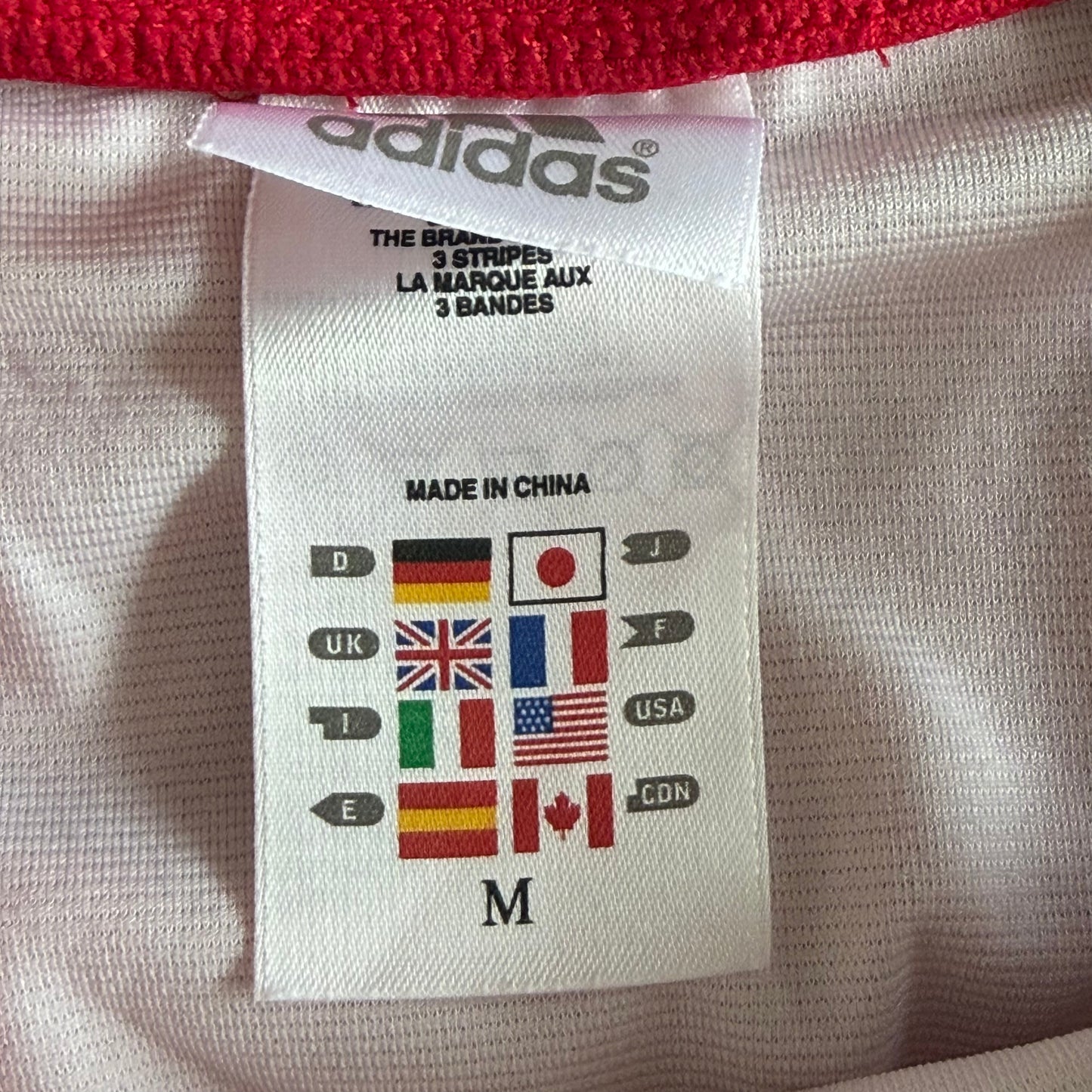 Y2K Adidas Three Stripe Scoop Neck Activewear Tank - M