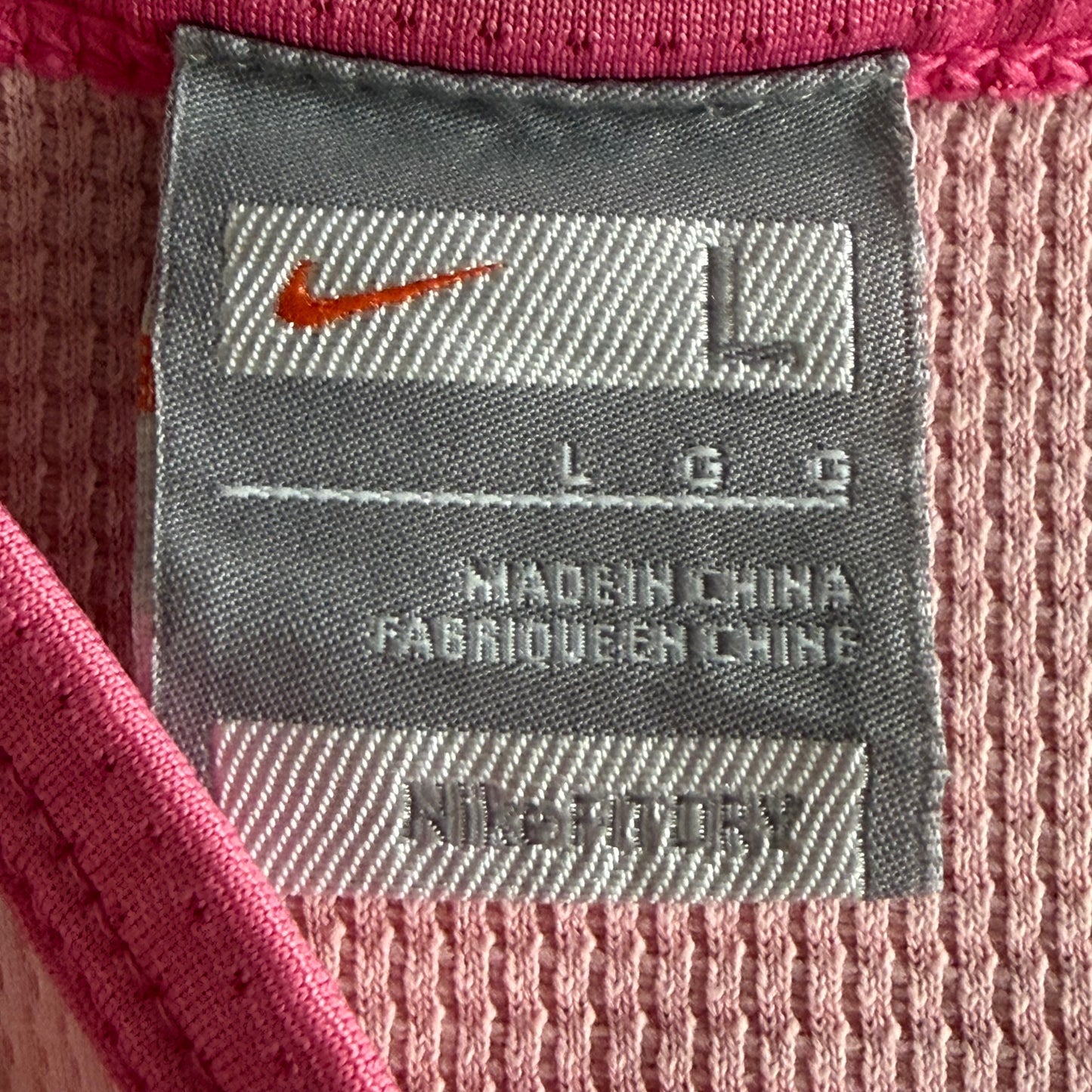 Y2K Nike Ringer Activewear Top - L