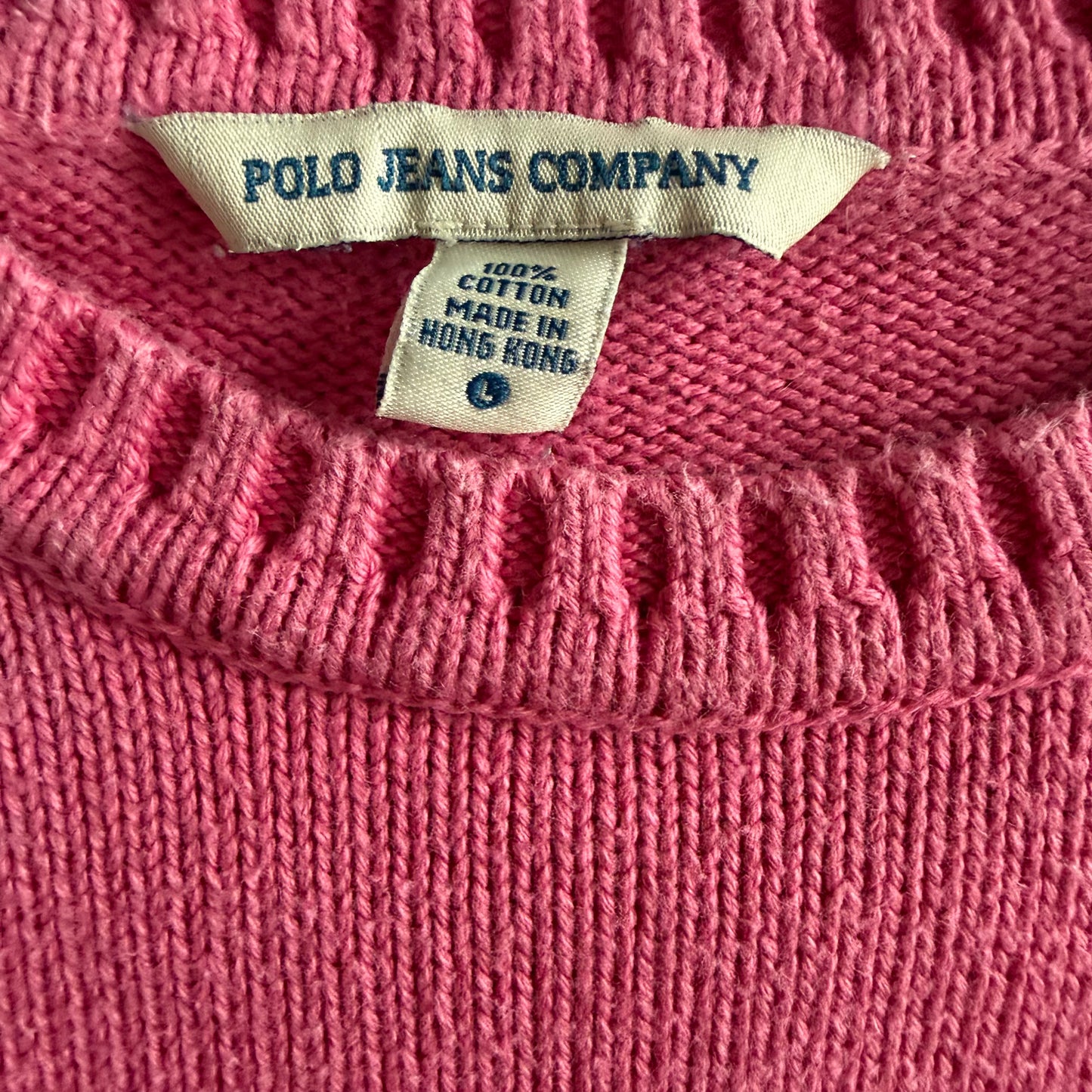 90s Ralph Lauren Polo Jeans Heavy Knit - L