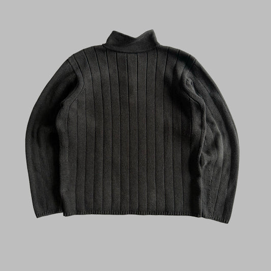 90s Polo Ralph Lauren Ribbed Quarter Zip - XL
