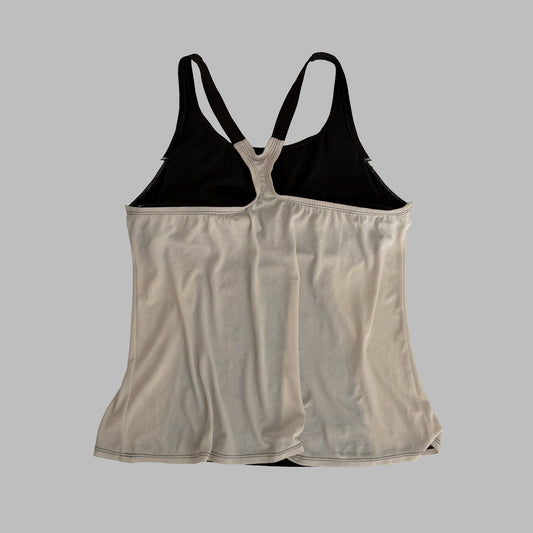 Y2K Nike Panelled Activewear Tank - XL