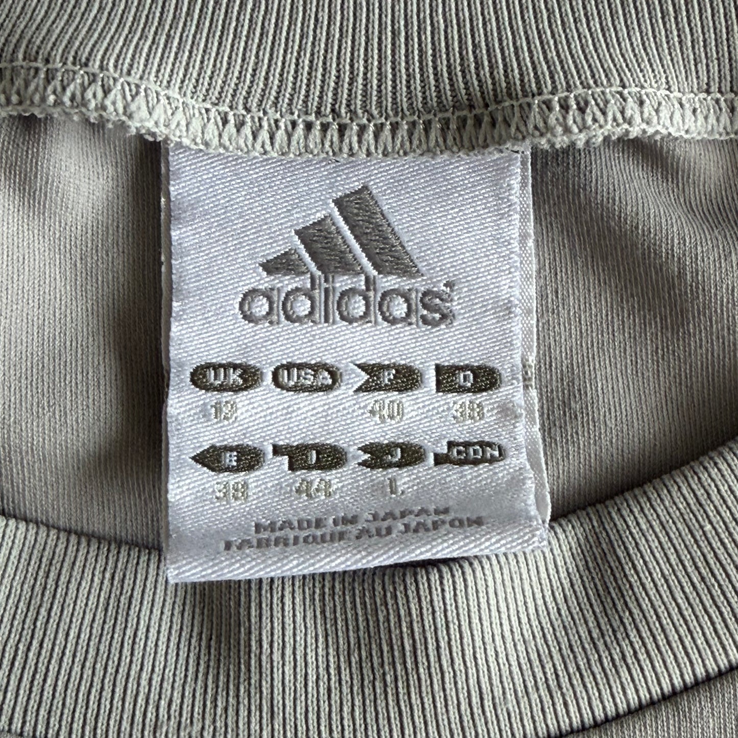 Y2K Adidas Striped Long Sleeve Top - M