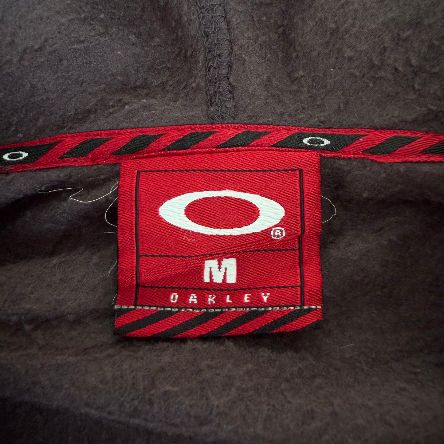 Y2K Oakley Fleece Hooded Jacket - M