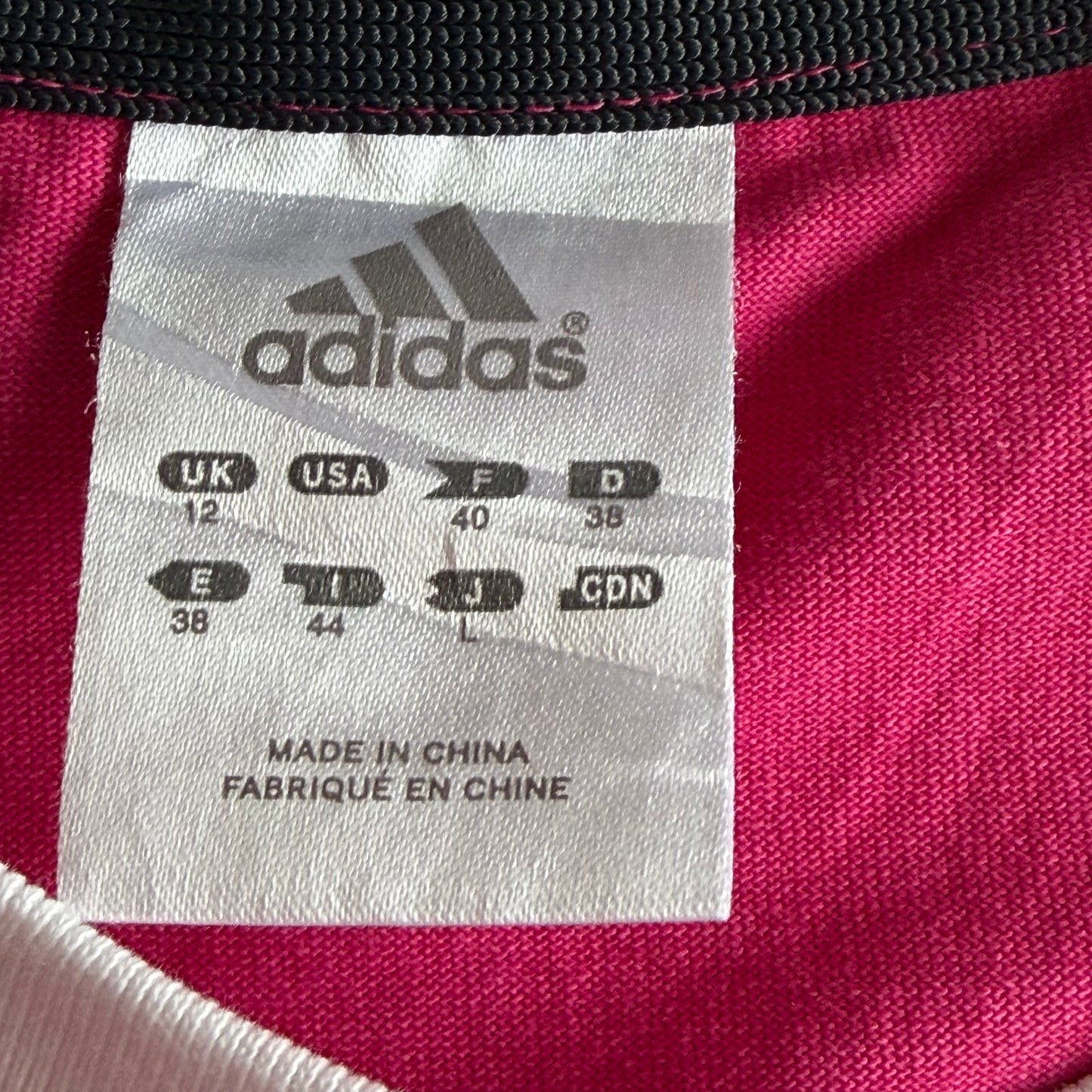 Y2K Adidas Ringer Baby Tee - M