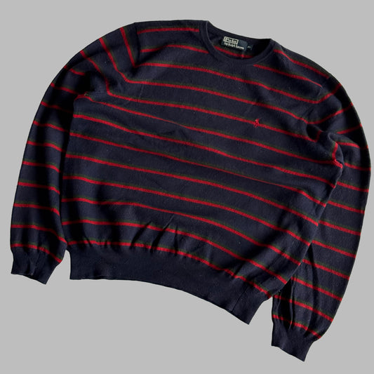 Ralph Lauren Striped Heavy Knit - X-Large