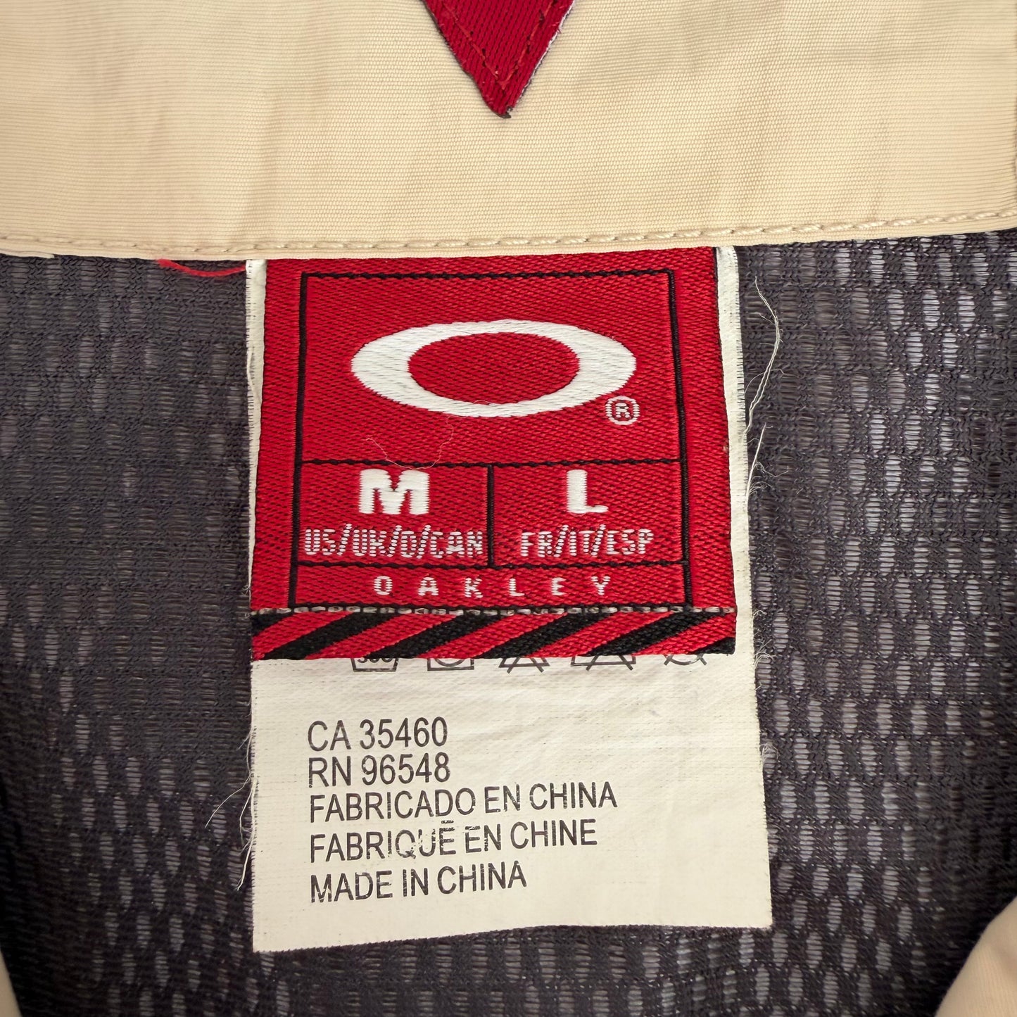 Y2K Oakley Nitro Fuel Insulated Technical Jacket - M