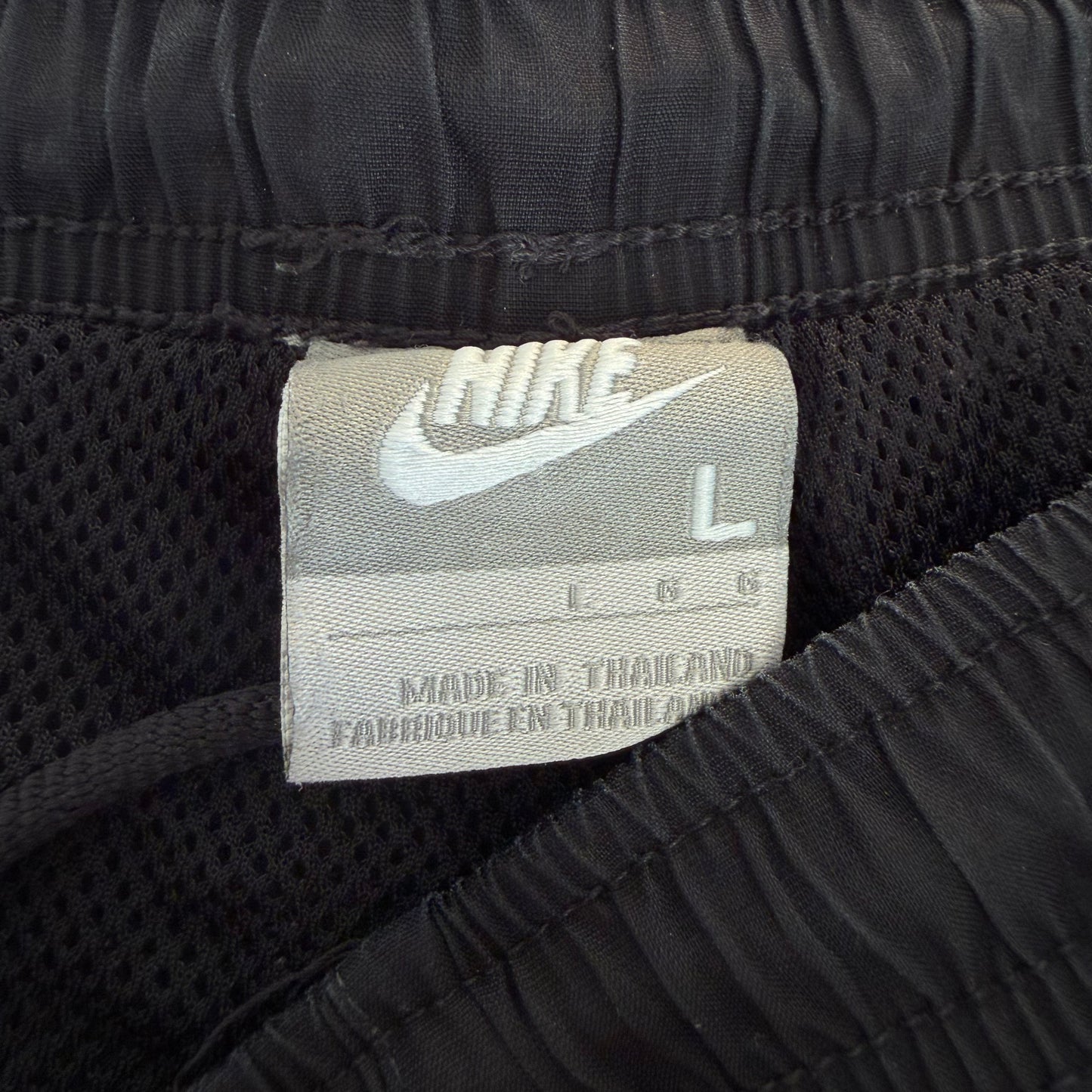 Y2K Nike Wide Leg Striped Track Pants - L