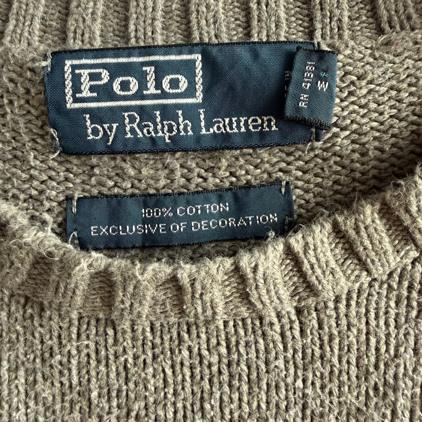 90s Polo Ralph Lauren Heavy Knit - M