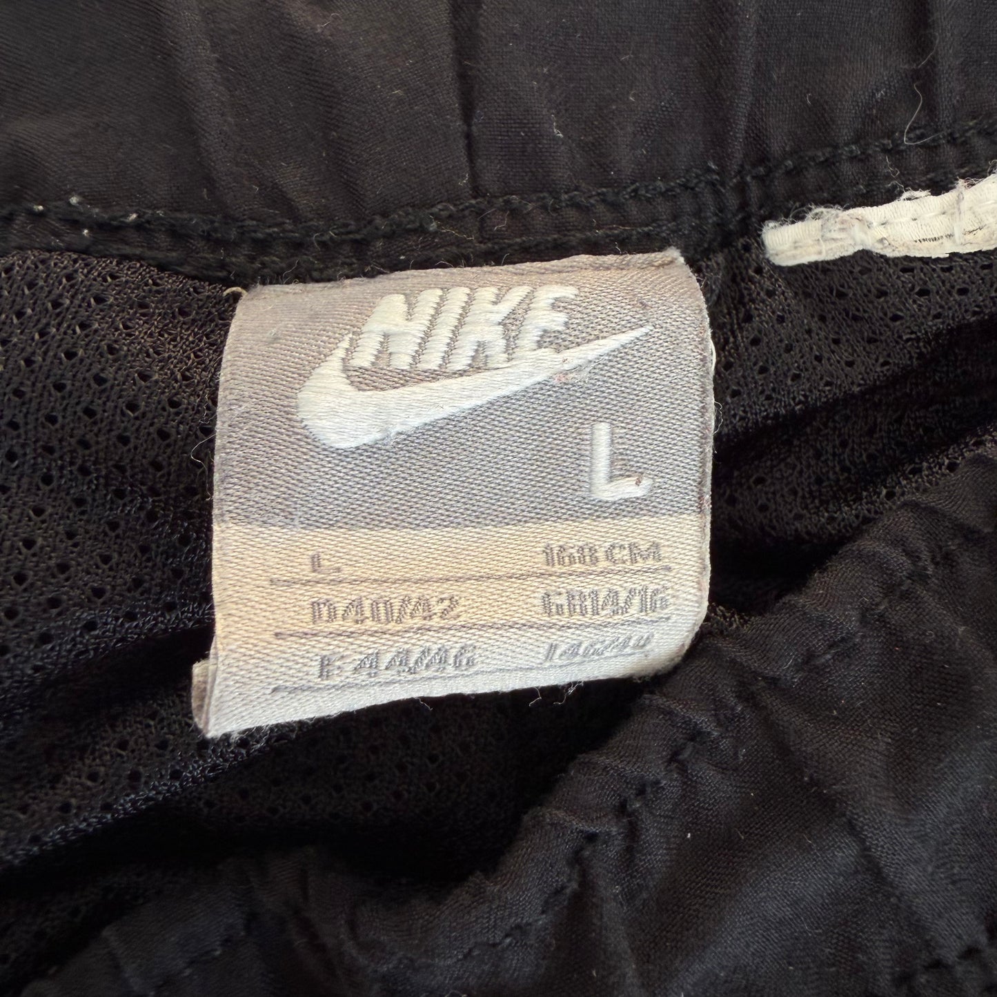 Y2K Nike Wide Leg Striped Track Pants - L