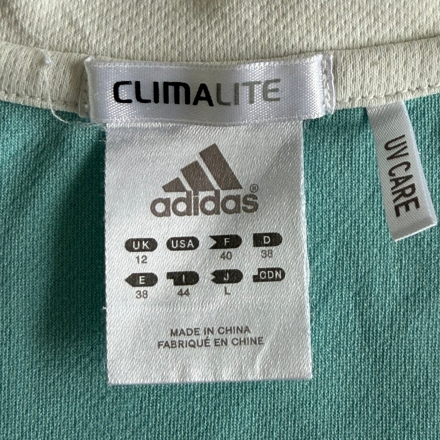 Y2K Adidas Ringer Activewear Top - XL