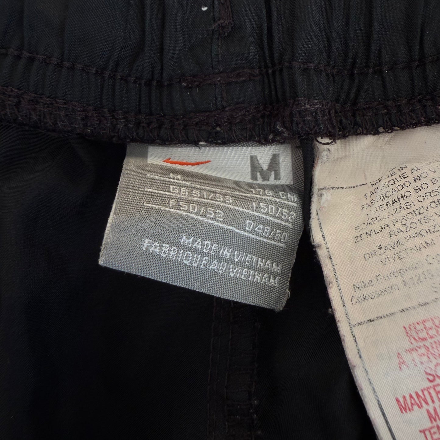 Y2K Nike Wide Leg Classic Track Pants - M