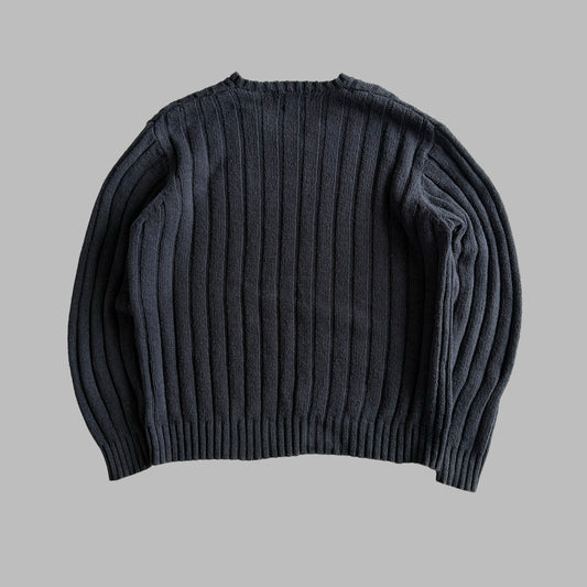 90s Polo Ralph Lauren Ribbed Heavy Knit - M