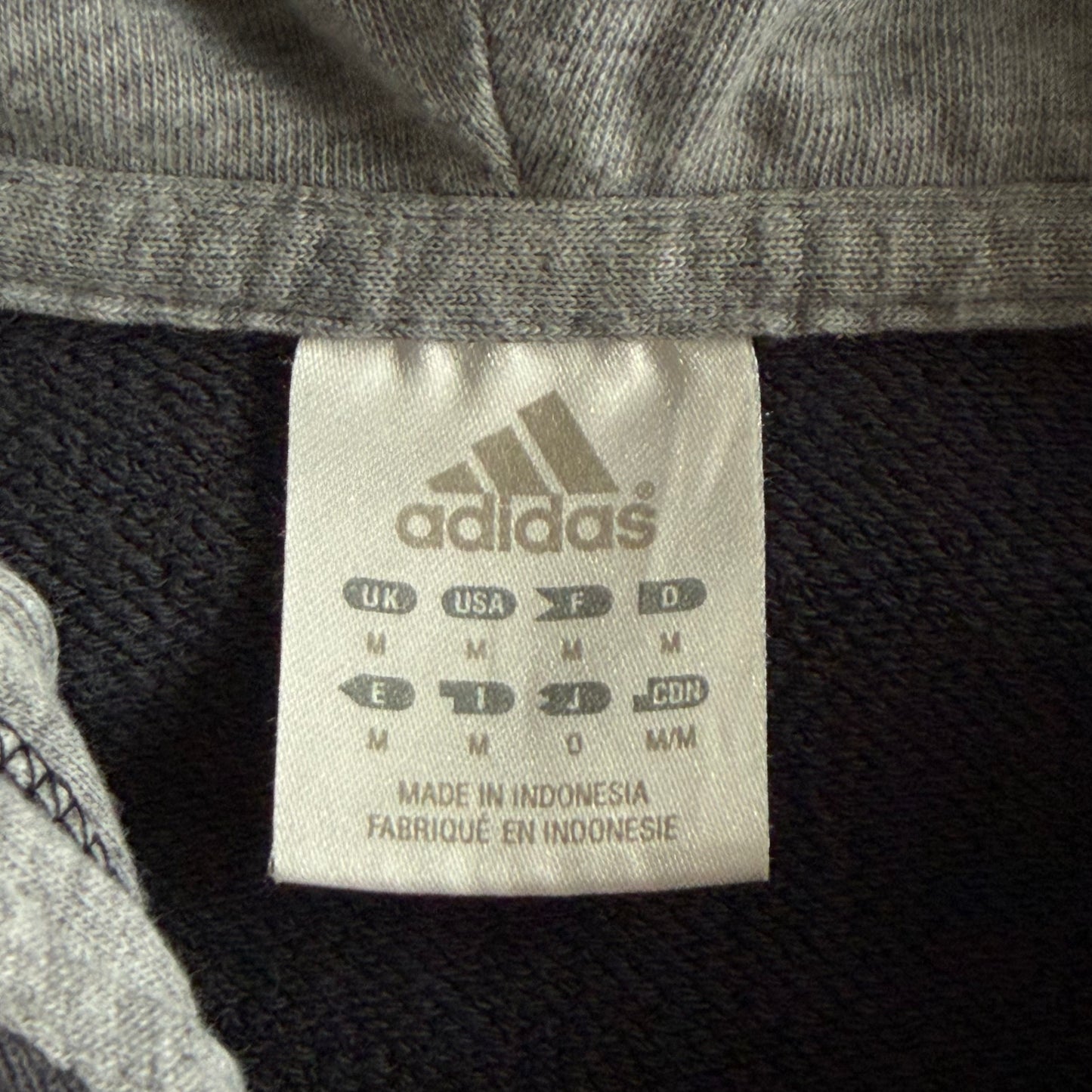Y2K Adidas Hooded Vest - L/XL