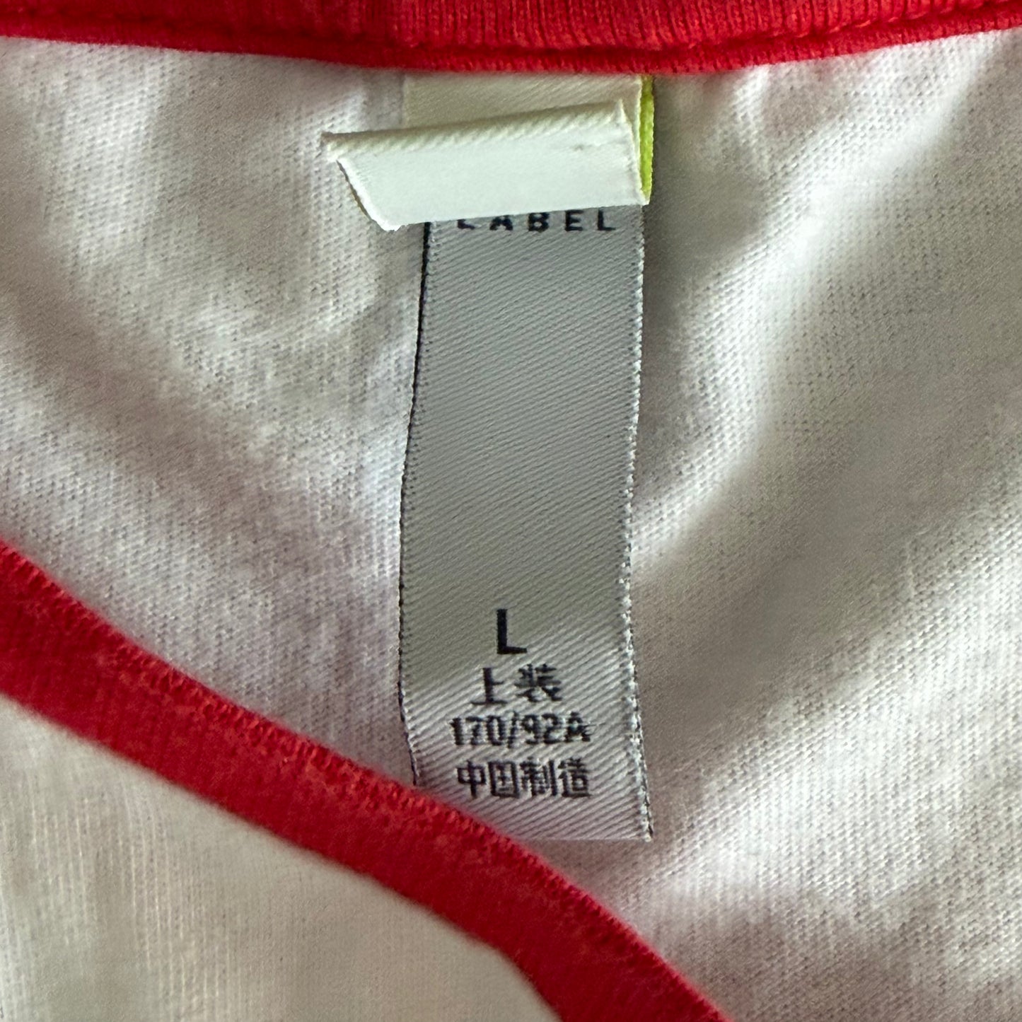 Y2K Adidas Spell Out Raglan Baby Tee - L