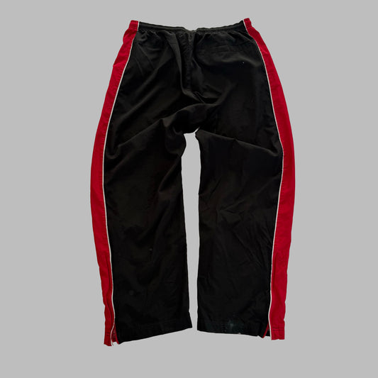 Y2K Nike Wide Leg Striped Track Pants - XL