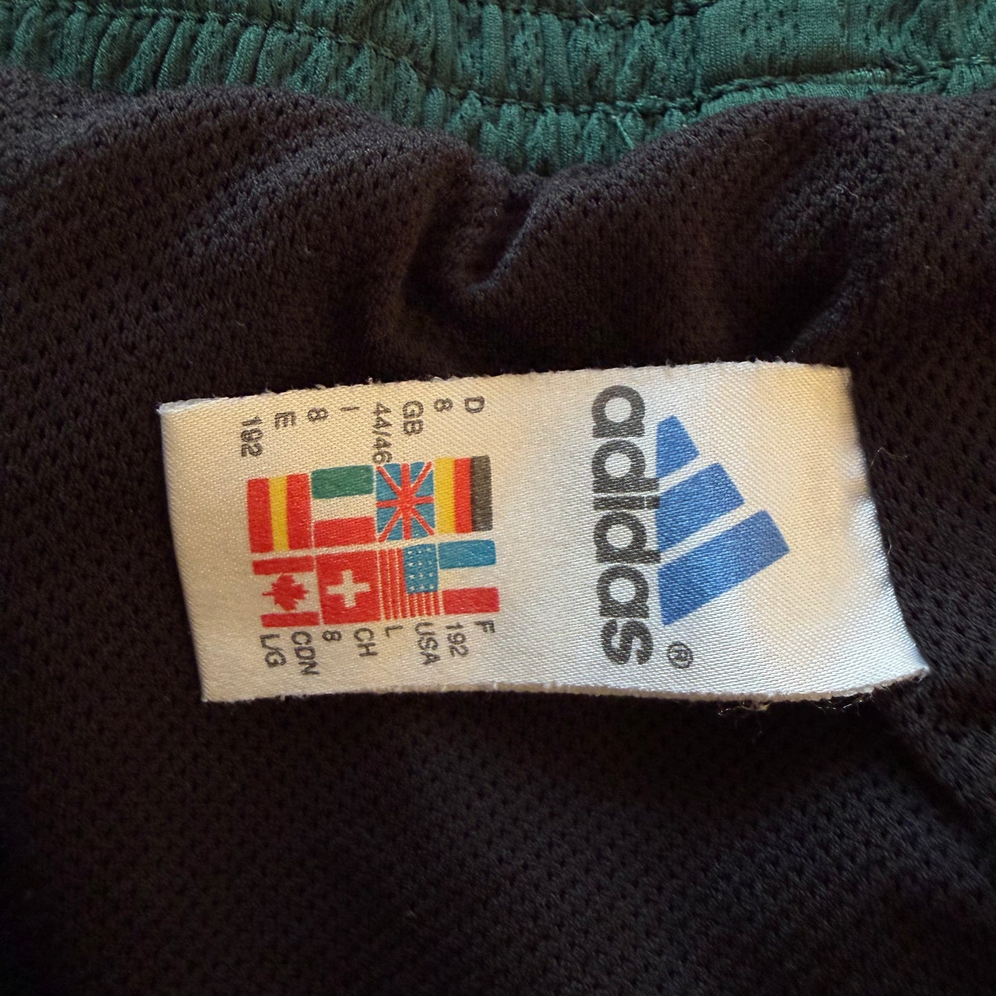90s Adidas Striped Zip Leg Track Pants - M