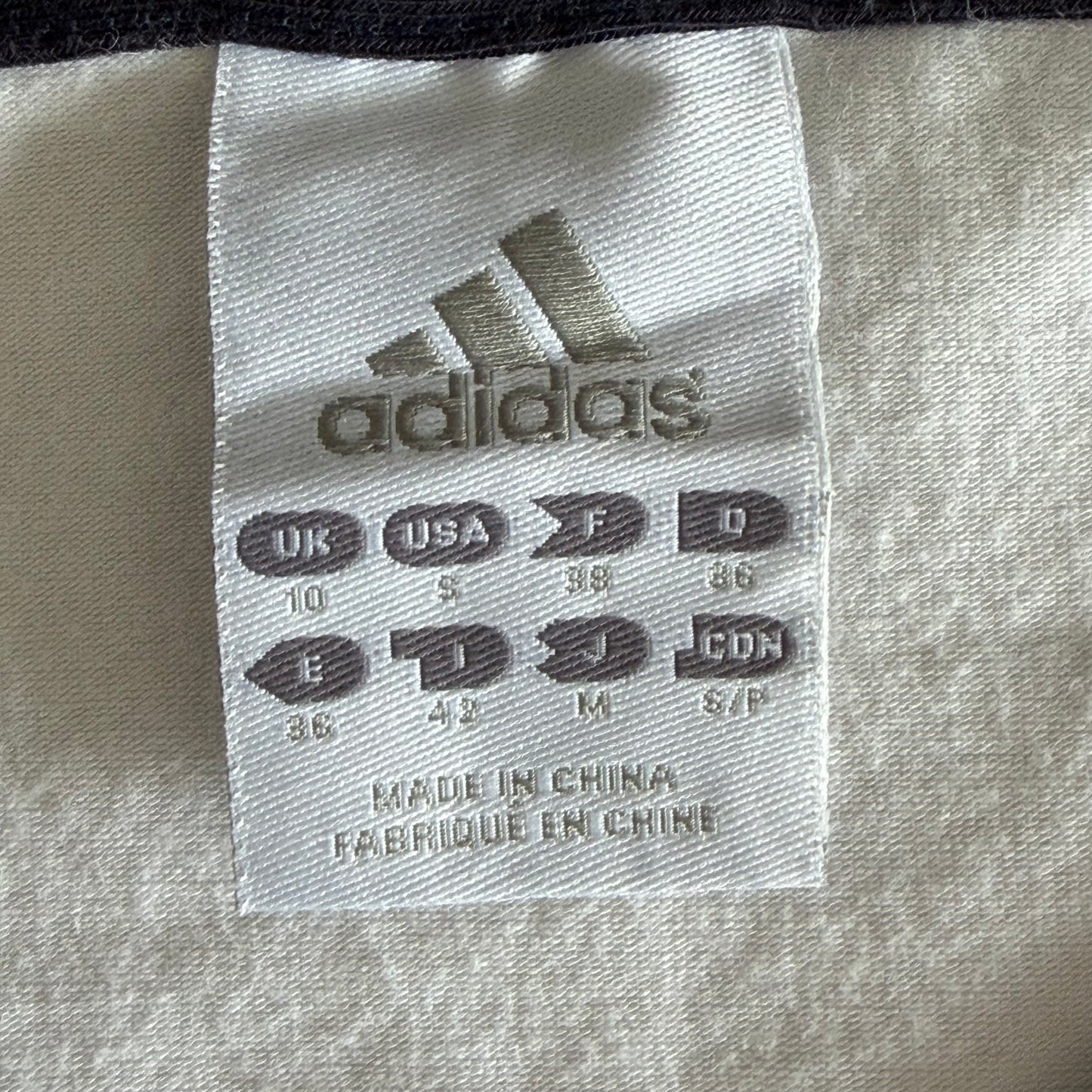 Y2K Adidas Cap Sleeve Raglan Top - S
