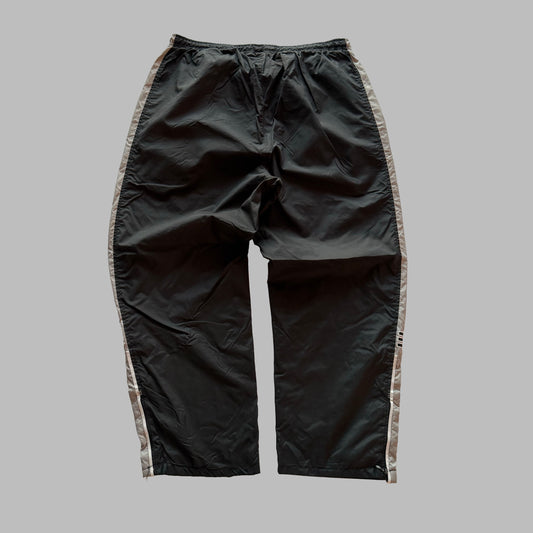 Y2K Adidas Striped Wide Leg Track Pants - XL