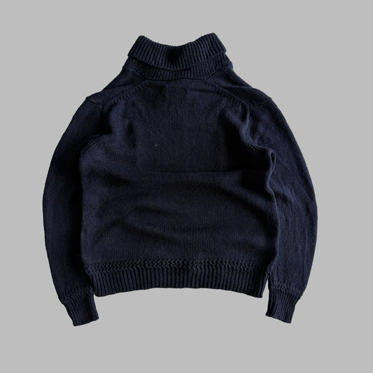 90s Polo Ralph Lauren Funnel Neck Flag Knit - L