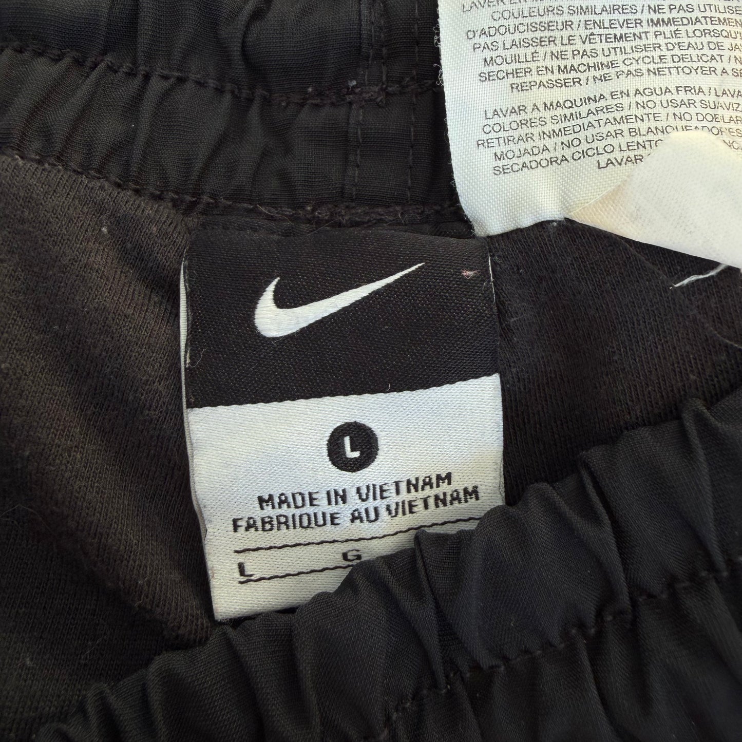 Nike Wide Leg Striped Track Pants - L