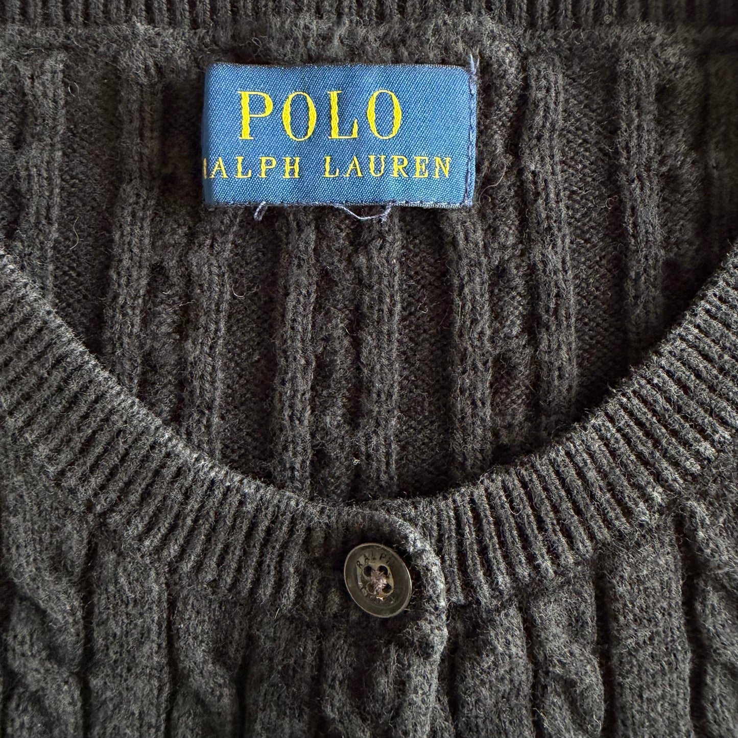 Ralph Lauren Cable Knit Cardigan - M