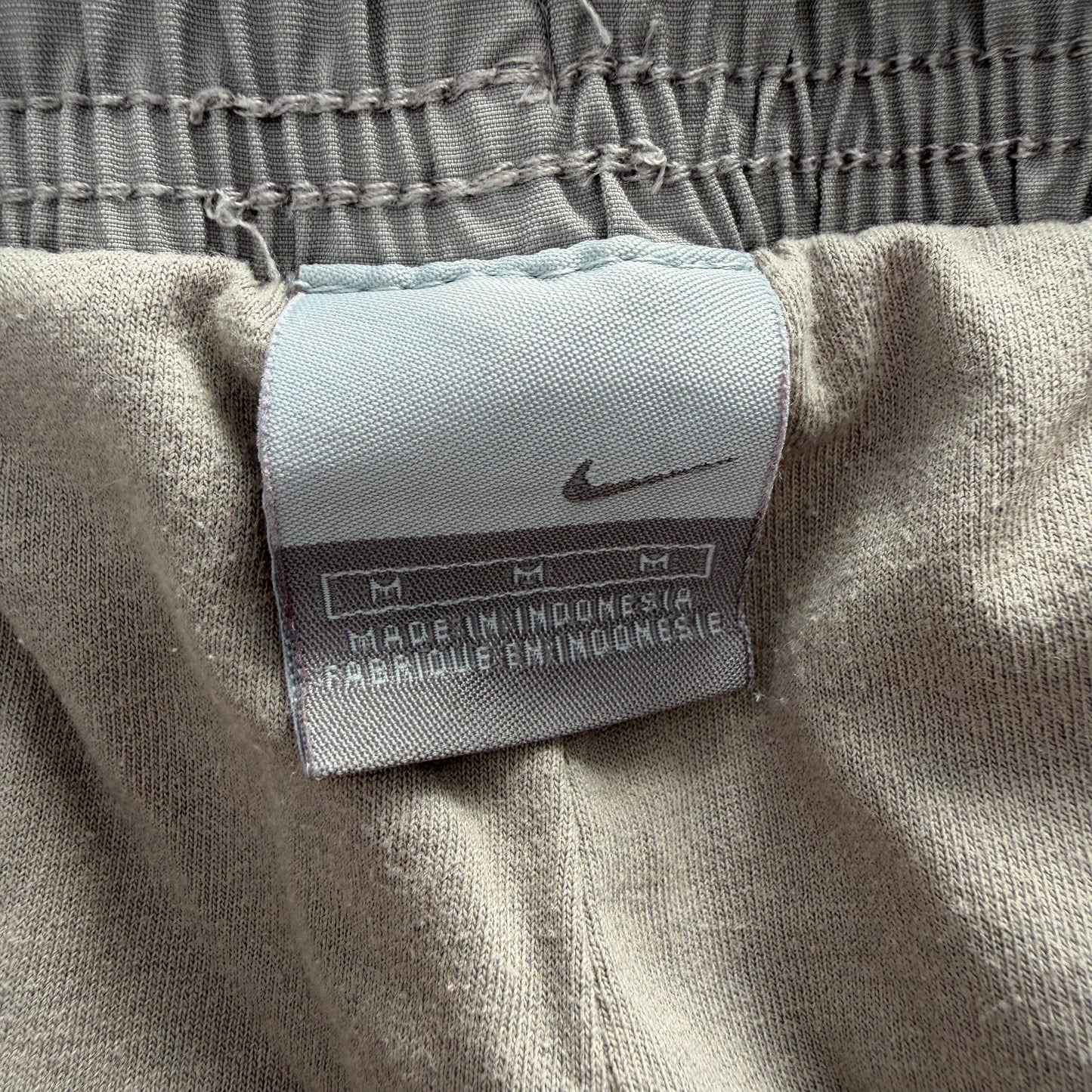 Y2K Nike Wide Led Striped Track Pants - M