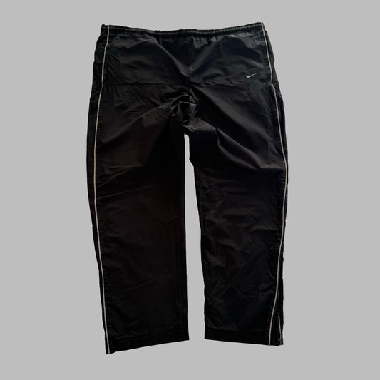Y2K Nike Wide Leg Striped Spell Out Track Pants - XXL