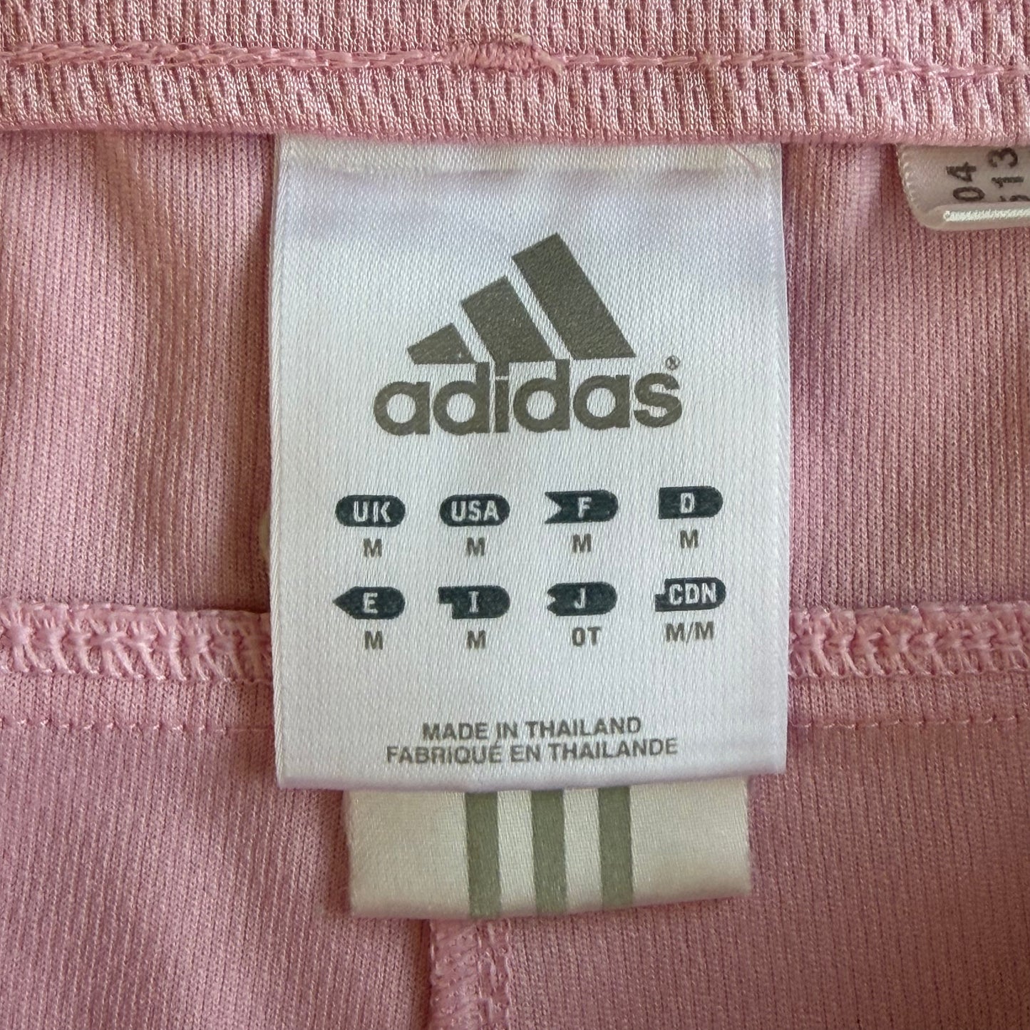 Y2K Adidas Three Stripe 3/4 Length Track Pants - L