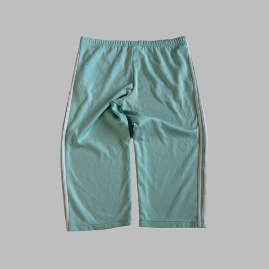Y2K Adidas Three Stripe 3/4 Length Track Pants - L