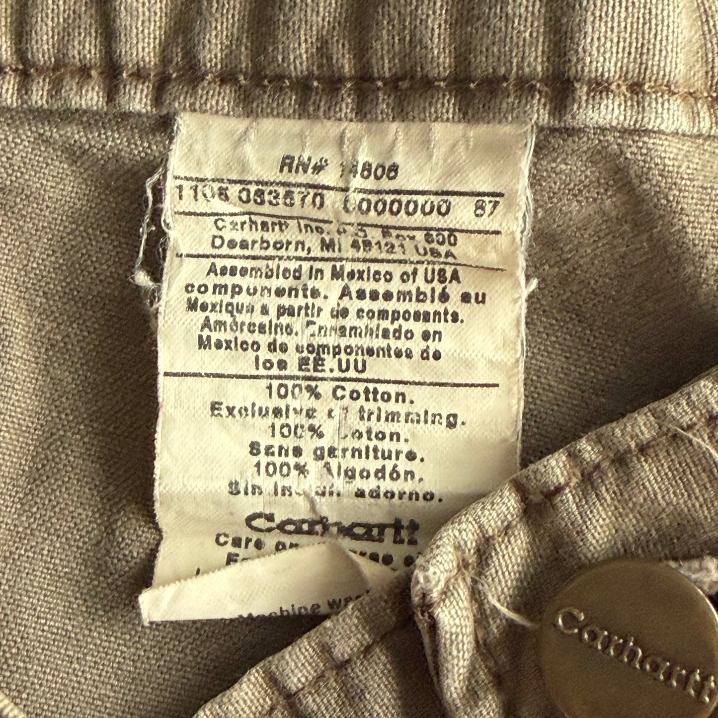 Carhartt Carpenter Shorts - 31"