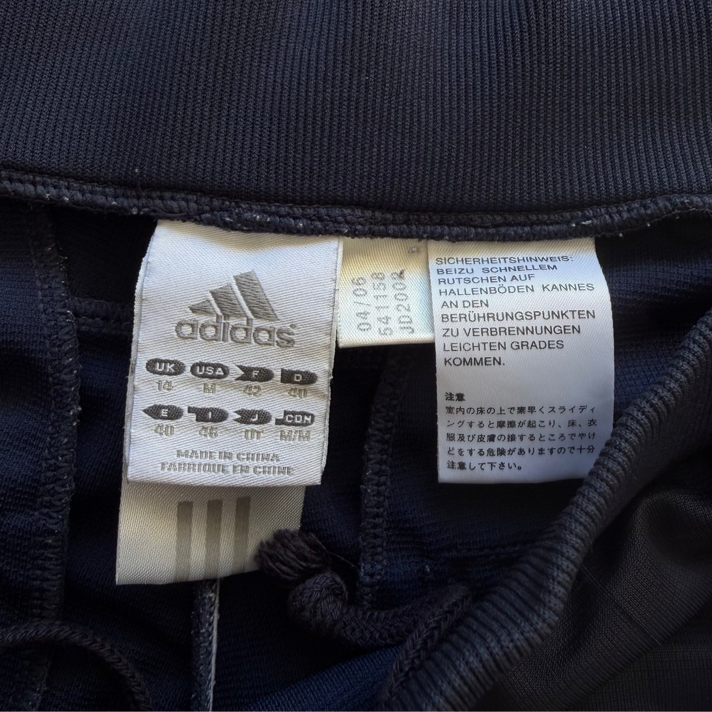Y2K Adidas Three Stripe Active Track Pants - M