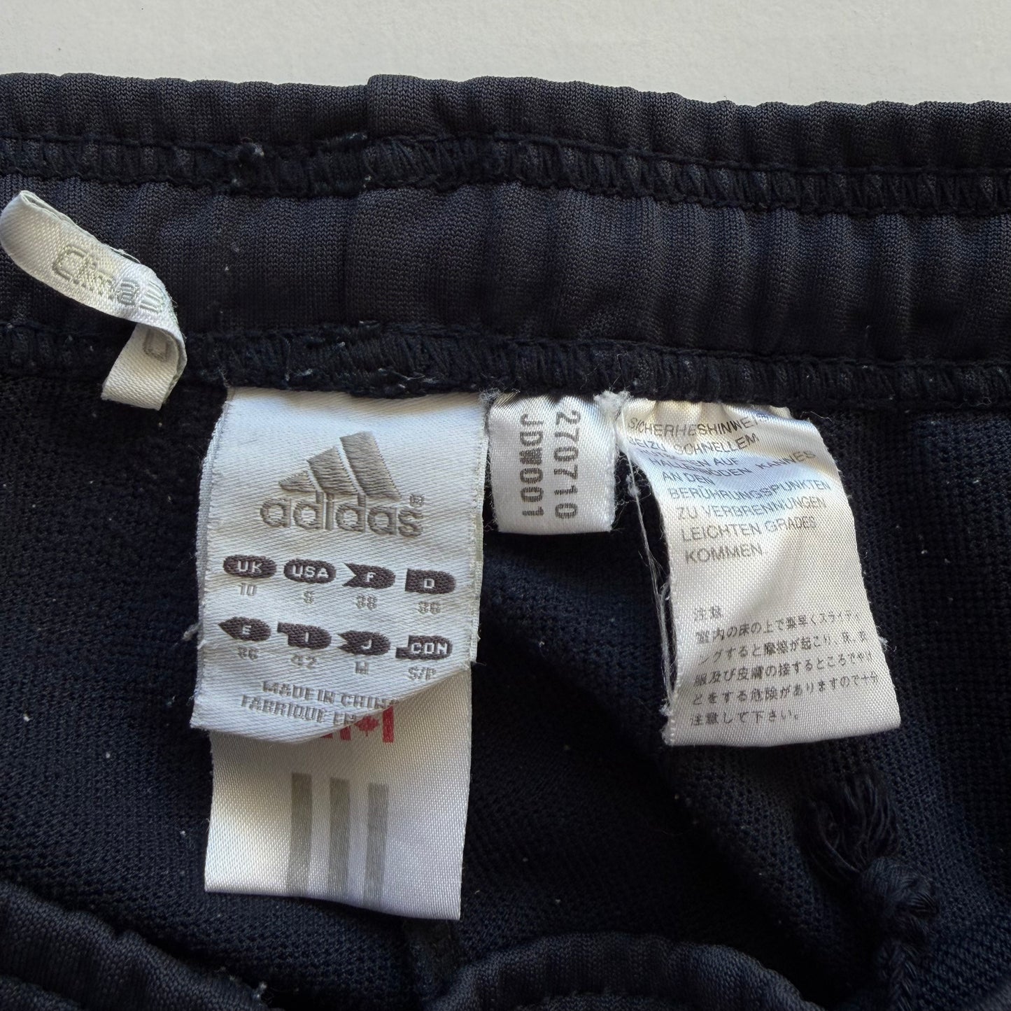 Y2K Adidas Three Stripe Active Track Pants - S