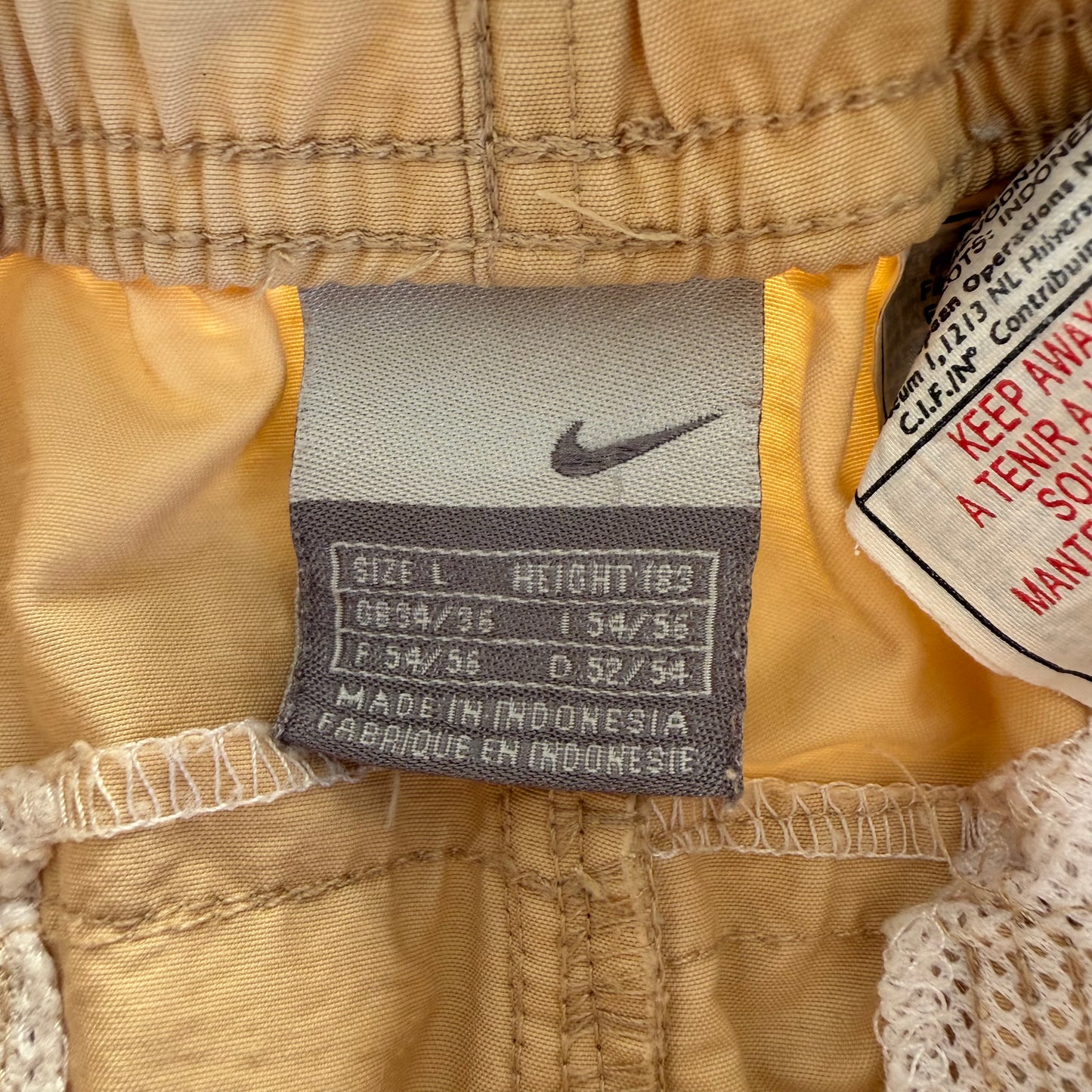 Y2K Nike Minimal Wide Leg Track Pants - L