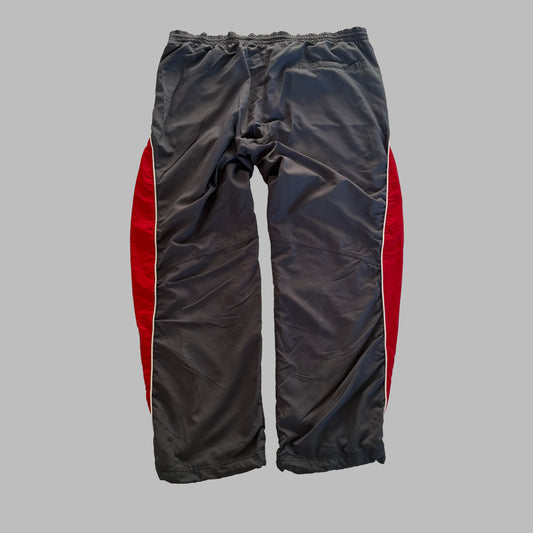 Y2K Adidas Spell Out Baggy Track Pants - XL