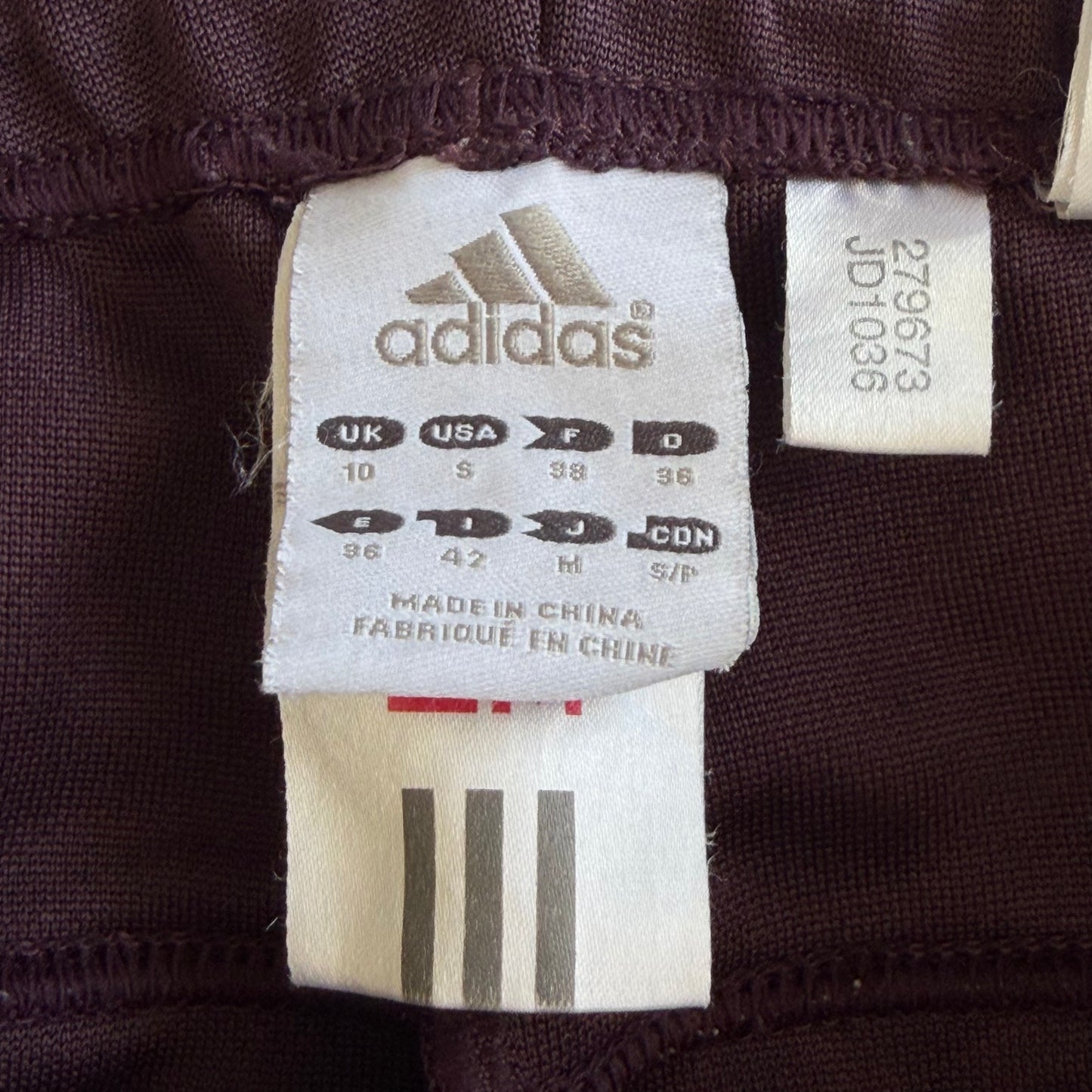 Y2K Adidas Spell Out Active Track Pants - M