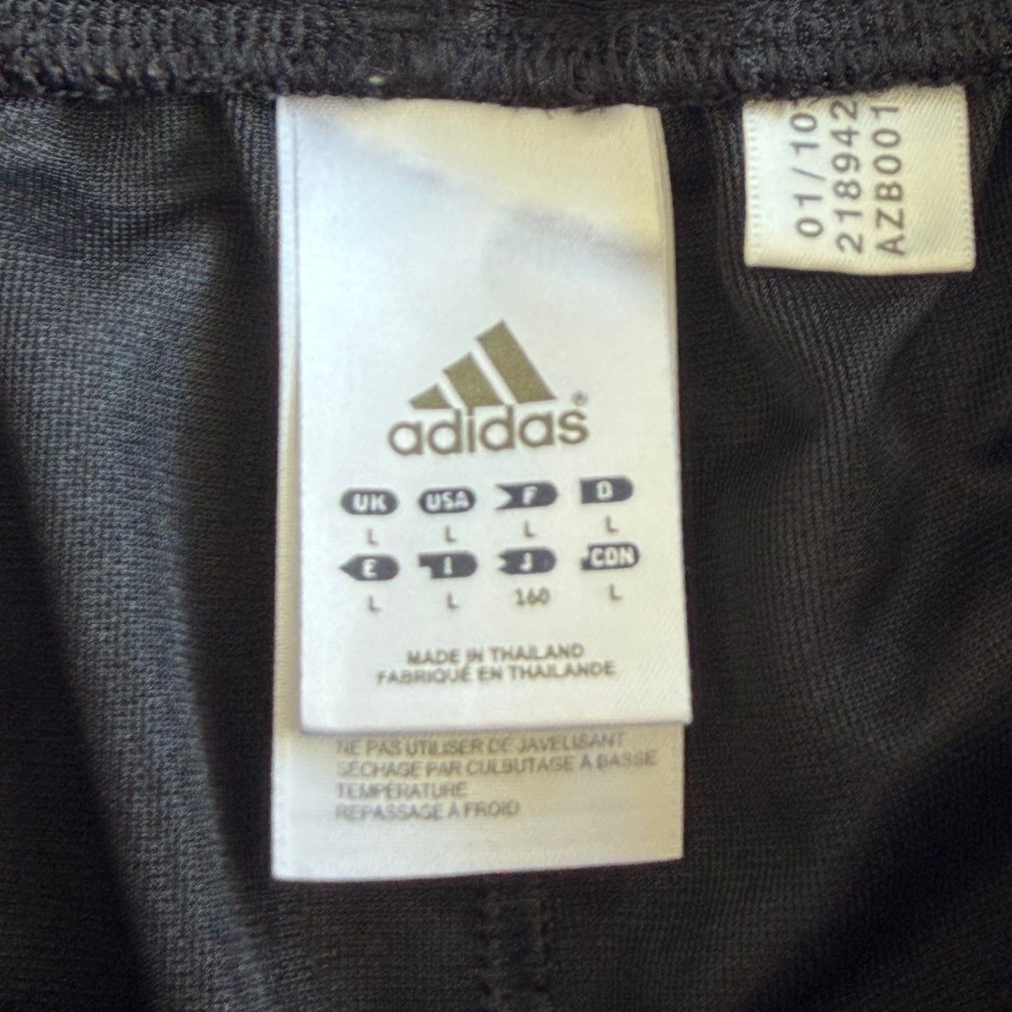 Y2K Adidas Three Stripe Basketball Shorts - L