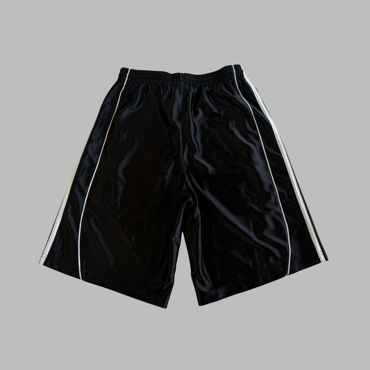 Y2K Adidas Three Stripe Basketball Shorts - L