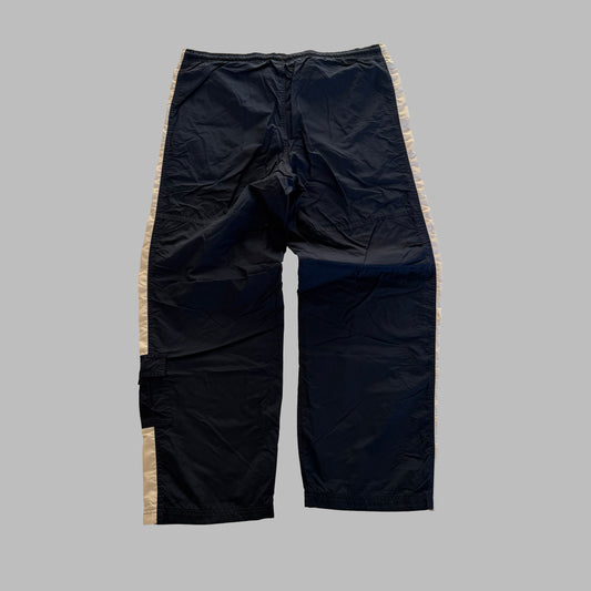 Y2K Nike Wide Leg Striped Pants - XL